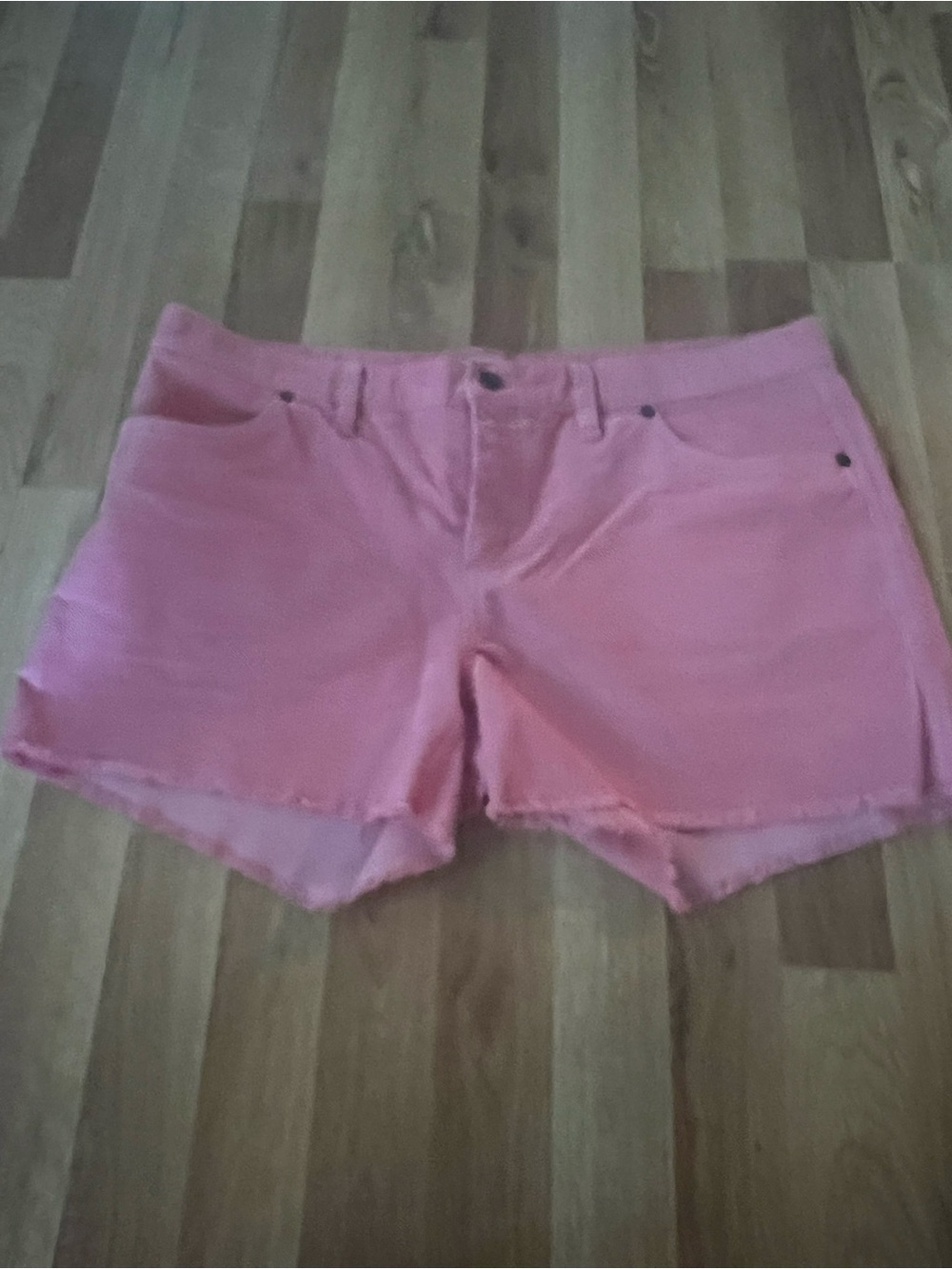 Carve Designs Coral Pink Denim Cutoff Shorts